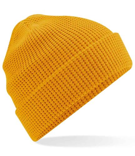 Beechfield Organic Cotton Waffle Beanie - MUS - ONE